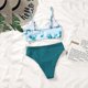 thumbnail image 5 of Conjunto de Bikini Bandeau para mujer, traje de baño brasileño con realce, ropa de playa, 5 of 5