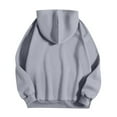 thumbnail image 4 of PENGXIANG Sweat à Capuche pour Femmes Patchwork Graphique Col Rond Tenues d'Hiver Automne Hauts pour Leggings Gris Foncé 2TG, 4 of 4
