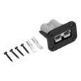 thumbnail image 2 of Battery Charging Plug Connector, Durable Dual USB Ports ABS Plug Mounting Kit Connector 12-24V  For  For Truck For Boat, 2 of 8