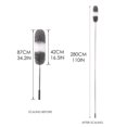 thumbnail image 3 of Hbdhejl Retractable Microfiber Duster Dirt Collector For Cleaning High Ceiling Fan Window Car, 3 of 9