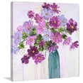 thumbnail image 2 of "Happy Blooms" Painting Print on Wrapped Canvas, 2 of 7