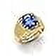 thumbnail image 3 of 6.25 Ratti 5.00 Carat Certified Aaa++ Quality Natural Blue Sapphire Neelam Gemstone Ring Gold Plated For Men And Women'S-B0CVS9, 3 of 7
