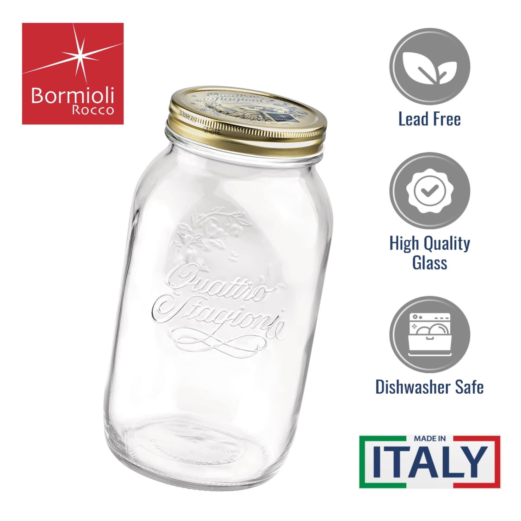 Bormioli Rocco Quattro Stagioni 1.5 Liter Glass Jar - Walmart.com