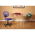 thumbnail image 2 of Scranton & Co Chaise de Bureau de Travail Moderne en Tissu Maillé, Violet/nylon, 2 of 5