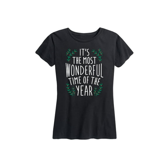 Instant Message - It's The Most Wonderful Time Of The Year - Women's Short Sleeve Graphic T-Shirt