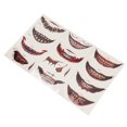 thumbnail image 4 of Halloween Mouth  Sticker, Mouth Makeup  Vivid Waterproof Temporary 12 Sheets Scary  For Horror Party, 4 of 8
