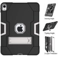thumbnail image 3 of Mignova for iPad Pro 11 Inch 2018 Case,Hybrid Three Layer Full-Body Shockproof Armor Defender Full-Body Rugged Protective Case Cover with Stand for iPad Pro 11 Inch 2018(Black/Gray), 3 of 8