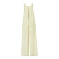 thumbnail image 3 of Caitzr Women's Casual Loose Sleeveless Jumpsuits Long Baggy Pants Rompers Jumpsuits with Pockets, 3 of 7