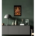 thumbnail image 5 of IBA Indianbeautifulart Nav Durga Picture Frame Religious Poster Black Wall Frame Deity Photo Frame Wall Decor&nbsp;For Home/ Office/ Temple-6 x 8 Inches, 5 of 7