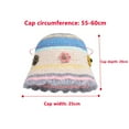 thumbnail image 4 of Caywon Women's Winter Thickened Solid Color Fisherman Hat Cold Proof Warm Bucket Hat Fleece Lined Cold Weather Accessory, 4 of 5