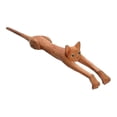 thumbnail image 1 of Rascador de espalda en forma de gato con mango largo, herramienta de masaje de espalda de madera para la familia Baobao, 1 of 5
