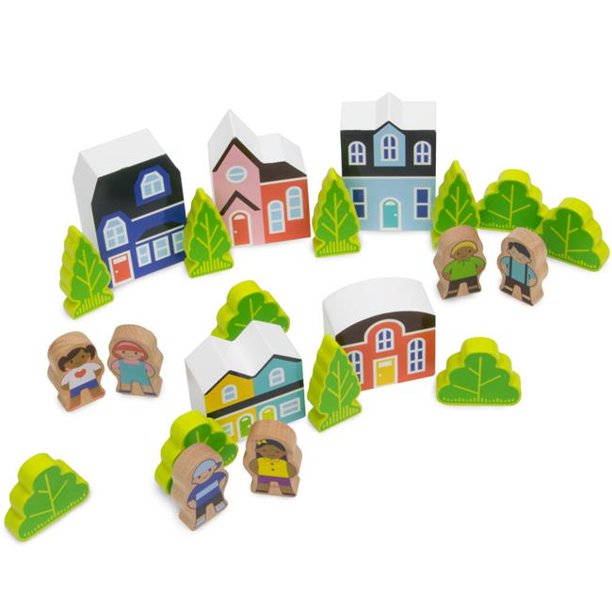 Wooden Block Town