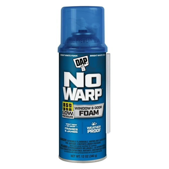 Dap 7565004000 No Warp Window and Door Foam Sealant, 12-oz. - Quantity 1
