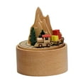 thumbnail image 2 of KLKCMS Mechanical Music Box Collectibles Rotating Music Box for Girls Lovers Family Train, 2 of 9