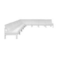 thumbnail image 6 of Meridian Furniture Nizuc White Outdoor Patio Modular Sectional, 6 of 8