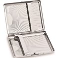 thumbnail image 2 of Fashion Nickel-Plated Etched (Holds 20-100mm) Cigarette/Card Case (4 X 4) Made In China gl8272, 2 of 5