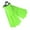 Green 25 to 30, variant on harayaa Diving Fins Portable Snorkel Equipment Traveling Swim Fins for Professionals Green 25 to 30