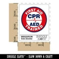 thumbnail image 2 of First Aid AED CPR Trained Car Window Bumper Water Bottle Phone Tablet Laptop Waterproof Vinyl Decal Sticker Set 5-Pack - Gloss Finish - 2.0", 2 of 7