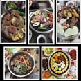 thumbnail image 2 of Fmxomd Japan Aluminum Yakiniku Plate (12.5") BBQ Plate | Stovetop Korean BBQ Non-Stick Round Barbecue Grill Pan| Stainless Steel Barbecue Pan, 2 of 8