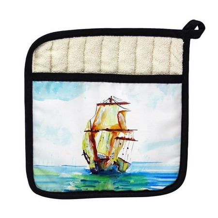 

Betsy Drake Interiors Tall Ship Pot Holder