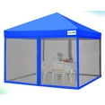 thumbnail image 6 of Quictent 8x8 Pop up Canopy Tent with Mosquito Netting Sreen House Room Tent Screened Roller Bag Included, Royal Blue, 6 of 11