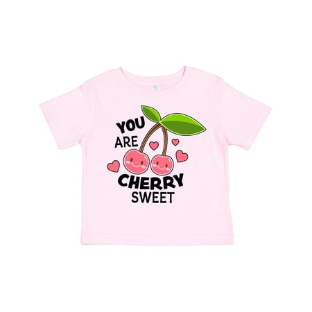 

Inktastic You Are Cherry Sweet with Cherries and Hearts Gift Toddler Boy or Toddler Girl T-Shirt