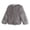 Light Gray, variant on Dakiuu Girls Textured Jacket Cropped Open Front Long Sleeve