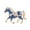 Blue, variant on bestolf Horse Brooch Alloy Enamel Pin with Rhinestones Inlaid Clothes Hats Bags Collar Badge Fashion Accessories
