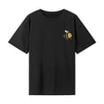 thumbnail image 2 of Camiseta de Mujer, Top de Verano, Camiseta Informal con Cuello Redondo para Mujer para Uso Diario, Viajes, Trabajo XL, 2 of 7