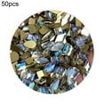 thumbnail image 1 of Pnellth 50Pcs/Bag Nail Art Rhinestone 3D Geometric Shaped Glitter Manicure Accessories Blue, 1 of 8
