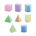 thumbnail image 3 of Juego de 8 Formas Geométricas Transparentes 3D Perfecl Juguetes de Aprendizaje, 3 of 8