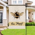 thumbnail image 4 of Spring Garden Flag Bee Happy Flower Floral Summer Vertical Double Sided Burlap 12.5 x 18 Inch Holiday Farmhouse Seasonal Yard Outdoor Decor, 4 of 6
