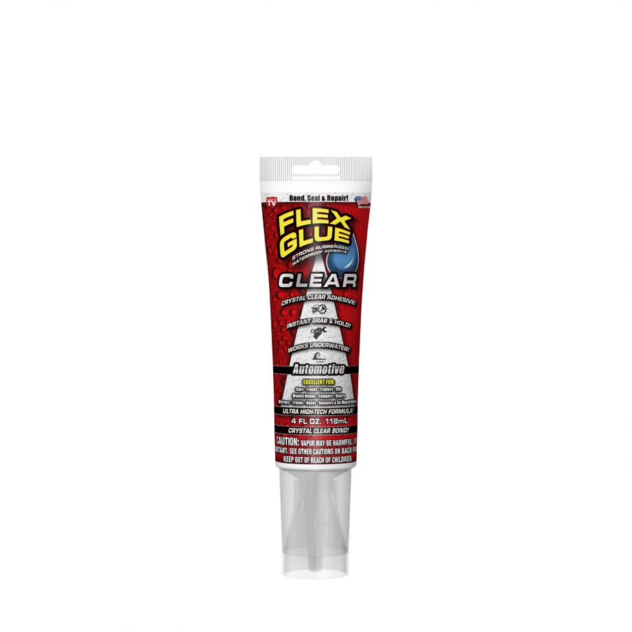 Flex Seal Flex Glue Strong Rubberized Waterproof Automotive Adhesive, 4