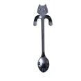 thumbnail image 1 of tredstone Cute Cat Design Smile Cat Coffee Spoon Stainless Steel Spoon Long Handle Teaspoon Ice Cream Spoon, 1 of 9