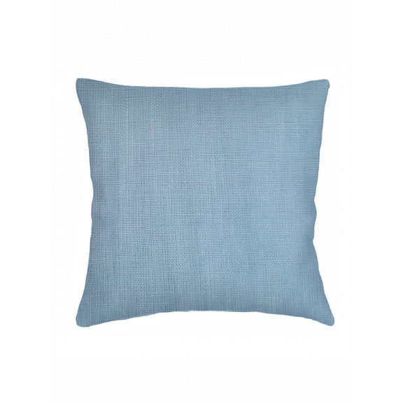 So Soft Linen Coastal Blue Pillow 24x24 / Down Alternative