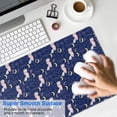 thumbnail image 4 of Long Mouse Pads for Desk,Dark Blue Cartoon Cat Unicorn (2) Desk Mats on Top Of Desks, Desk Mouse Pad Extra Large with 3mm Non-Slip Base and Stitched Edge for Gaming,Work,Home 35.4"x15.7", 4 of 5