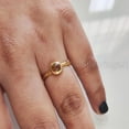 thumbnail image 6 of Cab Citrine Tiny Ring, 925 Sterling Silver Ring, Women Ring, Natural Citrine, November Birthstone, Christmas, Thanksgiving, Gold Dainty Ring, Handmade, Statement Jewelry, Wedding, Anniversary Gift, 6 of 8