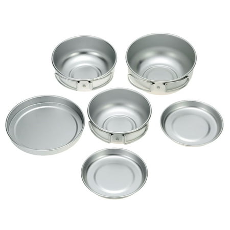 Aluminum Lids and Pots Small Cookware with Good Heat Conductivity for Camping