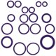 thumbnail image 1 of Rubber Washer Kit Car Air Conditioning System Repair Purple 2.00X2.00X0.20CM Prevent Leaks 1Set, 1 of 5