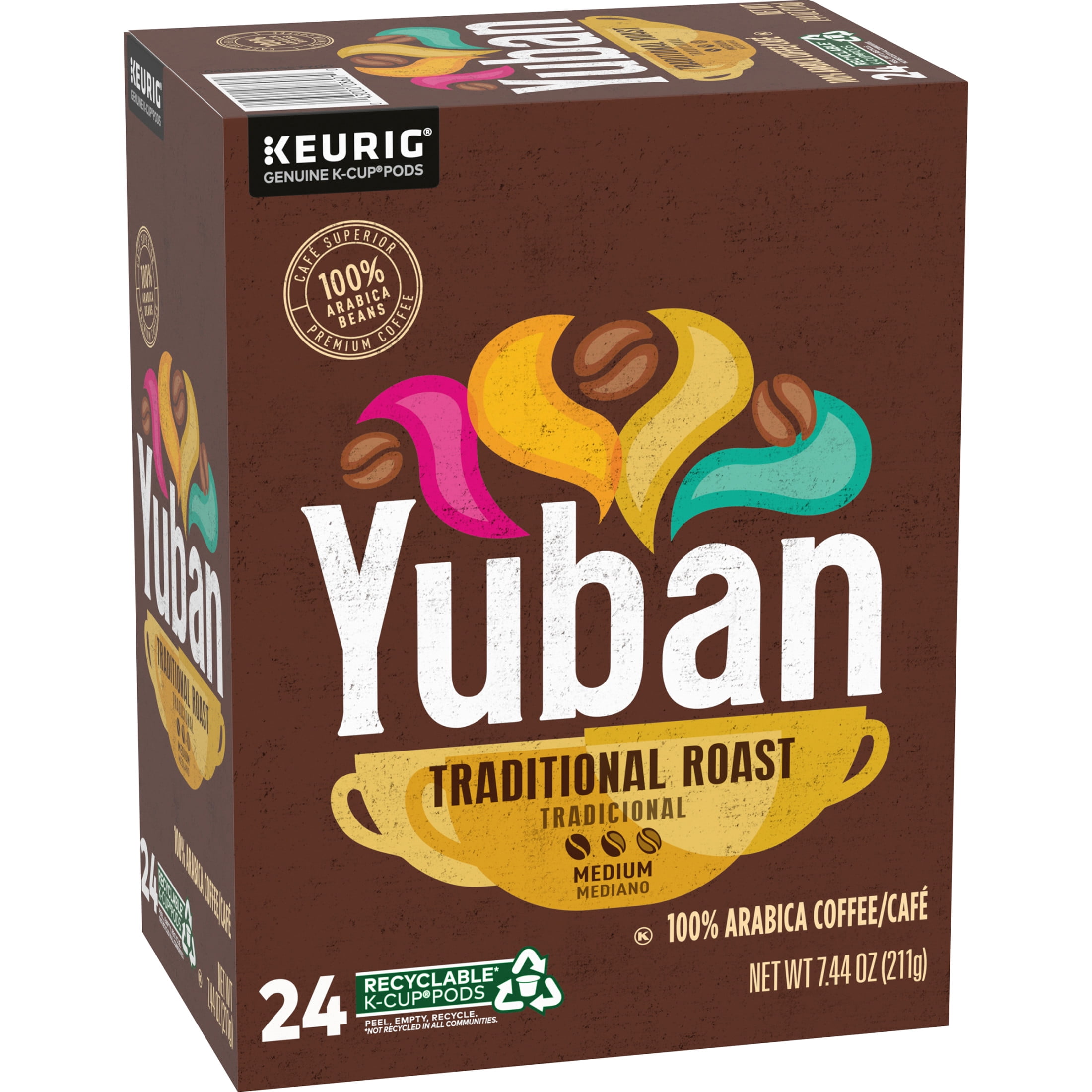 Yuban Traditional Roast Medium Roast K-Cup® Coffee Pods, 24 Count Box