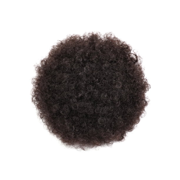Jumpingount Moño de pelo sintético Afro, coleta rizada, extensión de soplo, tocado, accesorios de estilismo, peluca con cordón Cuidado del cabello tipo 4 Jumpingount CE015819-03