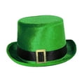 thumbnail image 2 of CALLE. del día de San Patricio Adulto para celebración Reunión familiar Disfraz Lazo negro Yuyangstore Sombrero de copa verde, 2 of 8