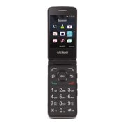 TracFone Carrier-Locked Alcatel MyFlip 4G Prepaid Flip Phone- Black - 4GB - Sim Card Included – CDMA