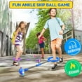 thumbnail image 3 of Skip Ball for Kids, Ankle Skip Ball Toy with Counter, Timer and Cal Calculator, Boys Birthday Gifts for Age 6 7 8 9 10+, Rechargeable Colorful Flash Wheel Skip Ball for Boys, Indoor Outdoor Toys, 3 of 7