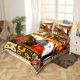 thumbnail image 2 of Ropa de cama Funda Nórdica Otoño Calabaza Girasol juego de cama Niños Niñas Geométrico, 2 of 6
