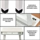 thumbnail image 5 of Mesa de Noche FRATELLO MUEBLES con Espejo 1 Cajon Espacioso Terciopelo Vidrio Patas antiderrapantes, 5 of 8