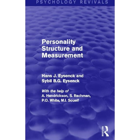 Psychology Revivals Personality Structure and Measurement (Psychology Revivals), (Paperback)