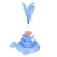 thumbnail image 4 of Torre de bolas para gatos de 3 niveles, juguete interactivo con pista desmontable para mascotas y pluma para que los gatitos hagan ejercicio, color azul, 4 of 14