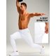 thumbnail image 3 of Pantalones deportivos Pudolla Tall para hombre con bolsillos con cremallera, color blanco 32-XXXL, 3 of 7