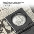 thumbnail image 4 of Folding Magnifying Glass 3 Folds 10X Optical Glass Lens Small Pocket Magnifier Glass for Seniors Reading Inspection, 4 of 5